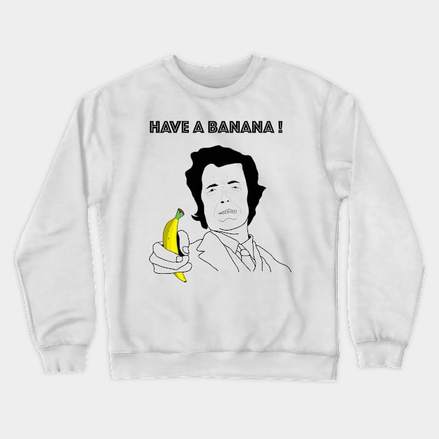 Dirty Banana Crewneck Sweatshirt by sennedraw